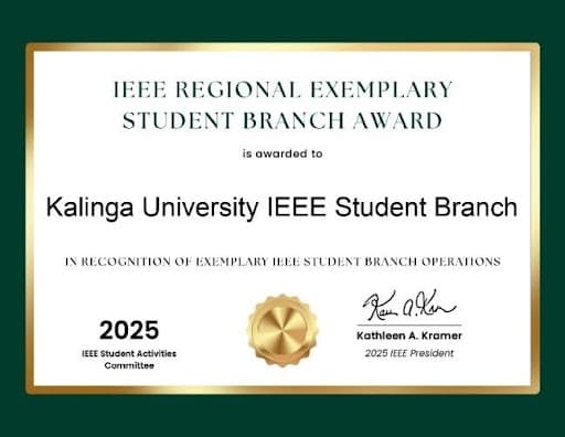 IEEE Regional Exemplary Student Branch Award 2025